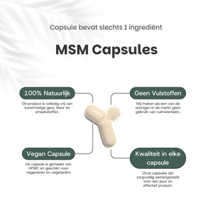 MSM capsules goyu superfood supplement