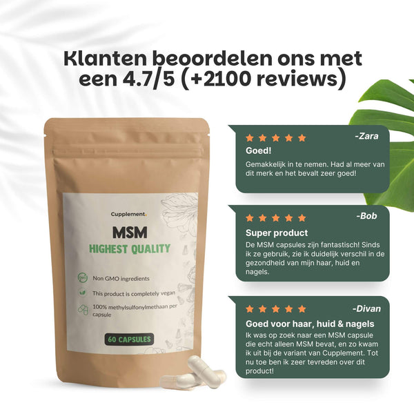 MSM capsules goyu superfood supplement