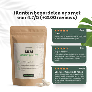 MSM capsules goyu superfood supplement