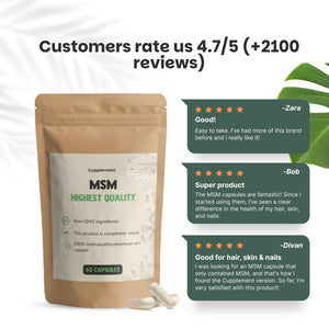 MSM capsules goyu superfood supplement