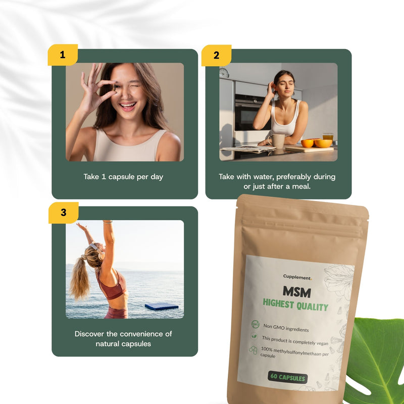 MSM capsules goyu superfood supplement