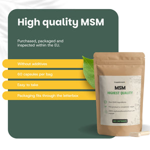 MSM capsules goyu superfood supplement