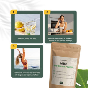 MSM poeder goyu superfood supplement