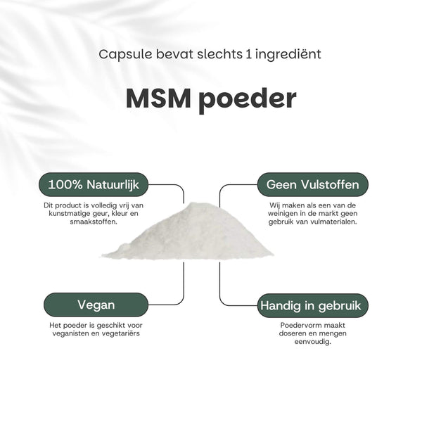 MSM poeder goyu superfood supplement