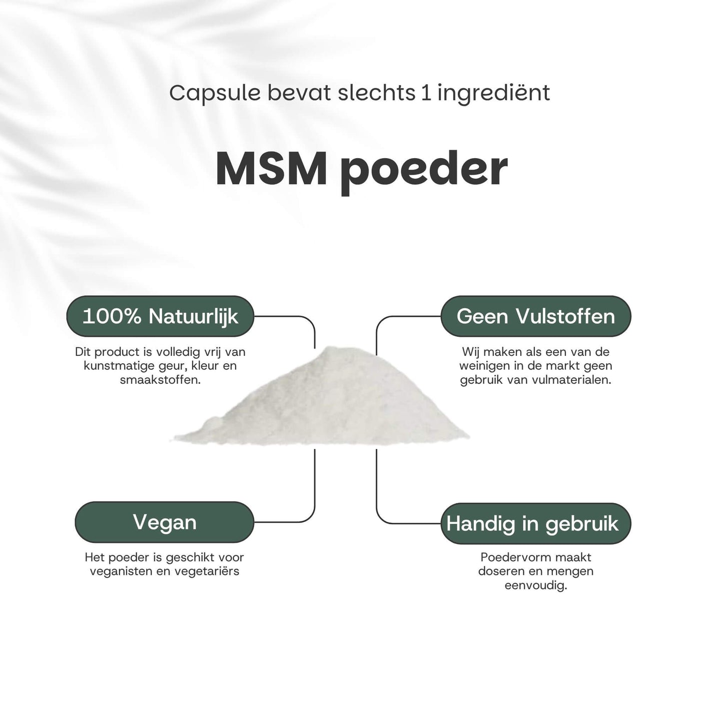MSM poeder goyu superfood supplement