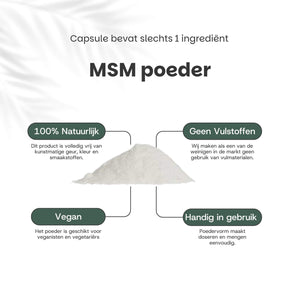 MSM poeder goyu superfood supplement