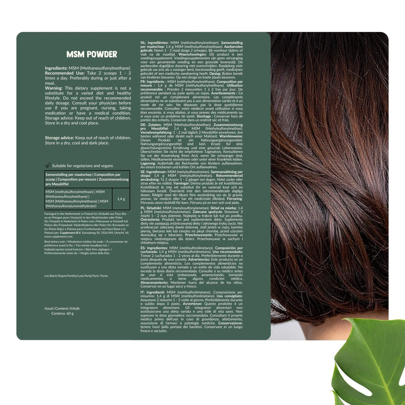 MSM poeder goyu superfood supplement