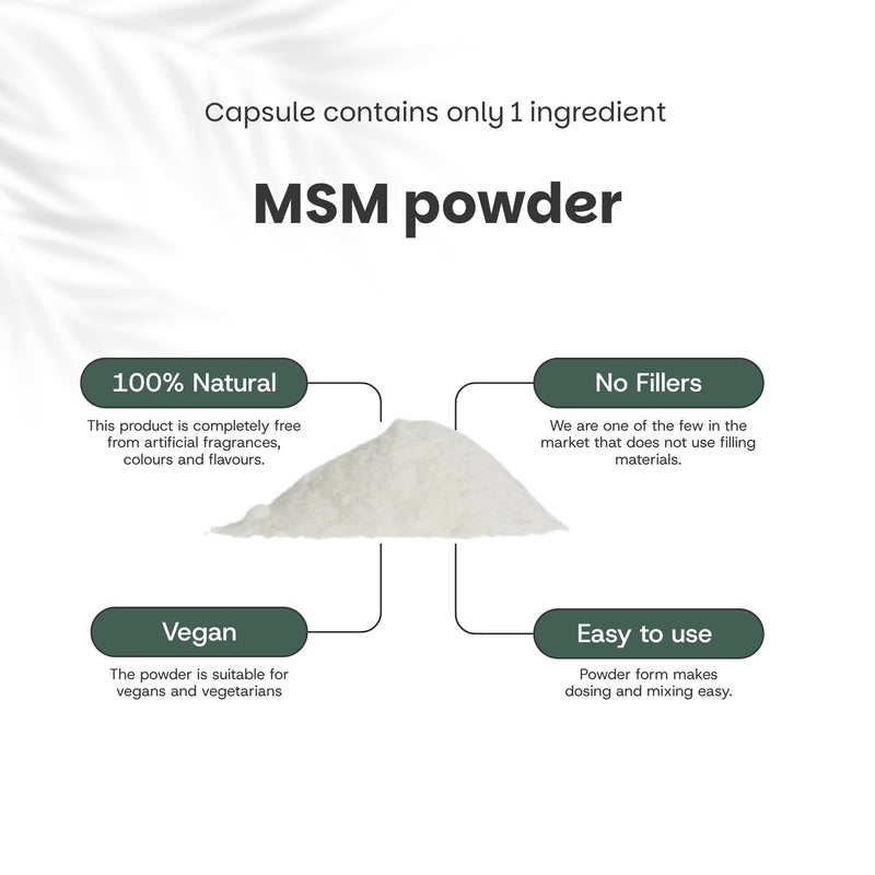 MSM powder goyu superfood supplement