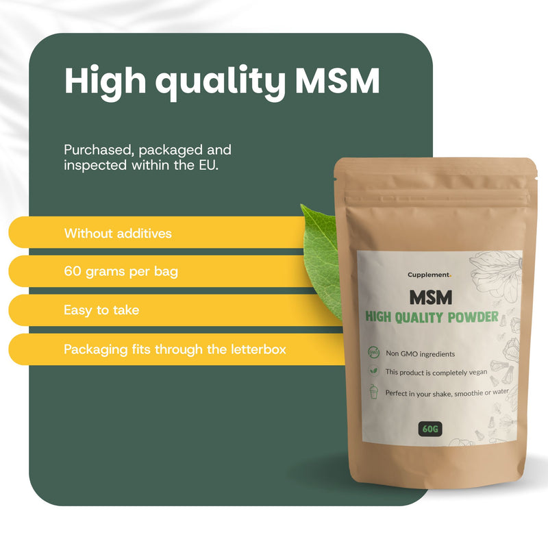 MSM powder goyu superfood supplement