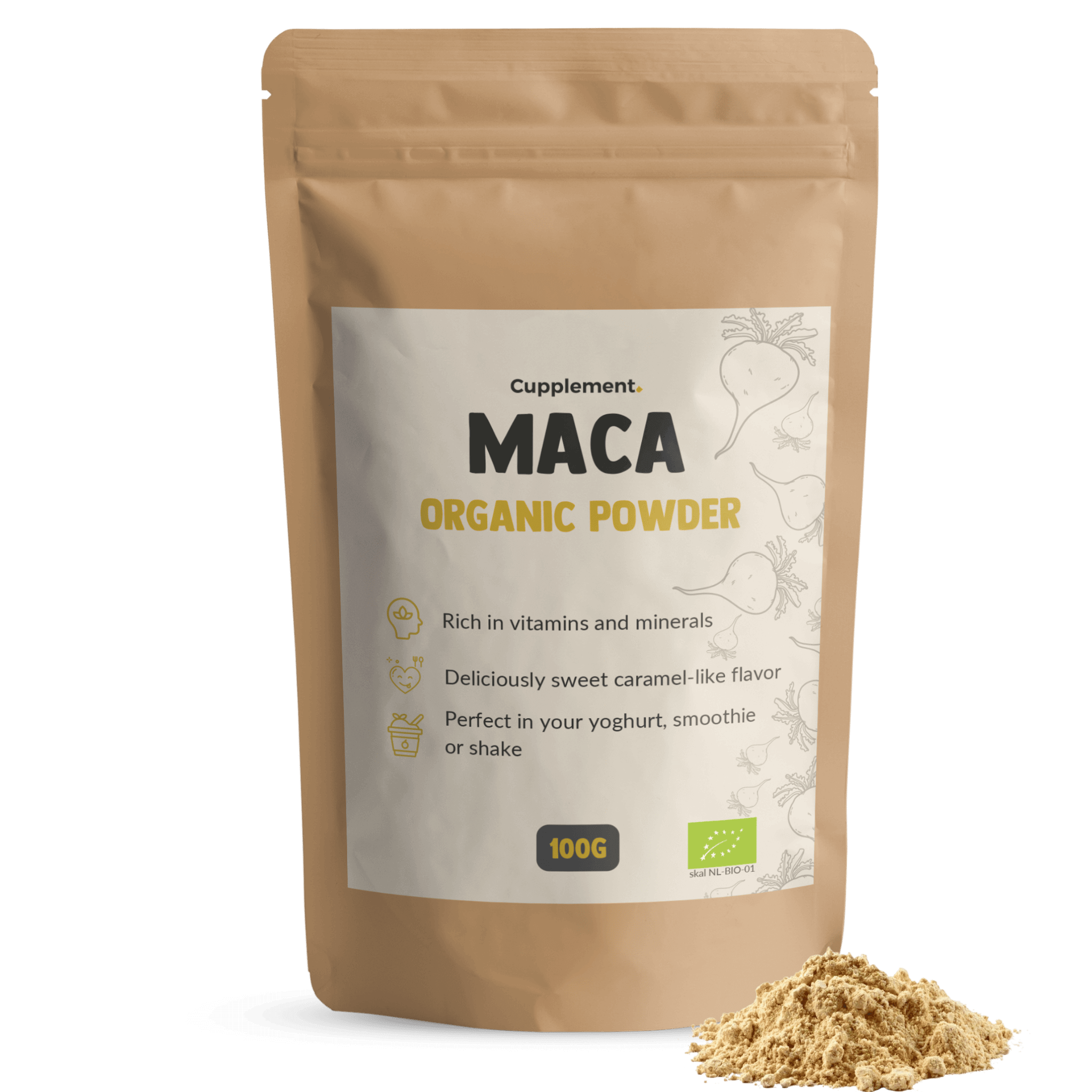 Maca Powder Organic Cupplement Superfood Supplement