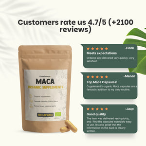 Maca capsules goyu supplement superfood