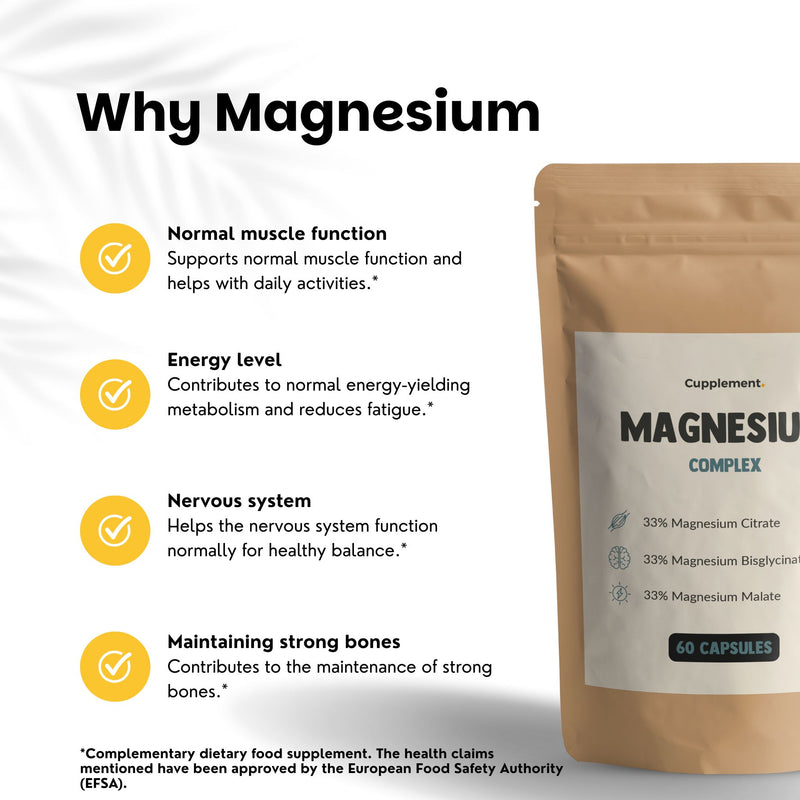 Magnesium capsules goyu superfood supplement