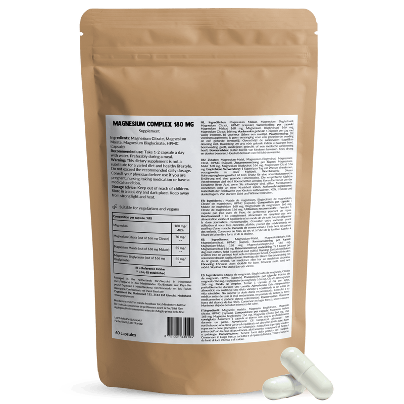 Magnesium capsules goyu superfood supplement