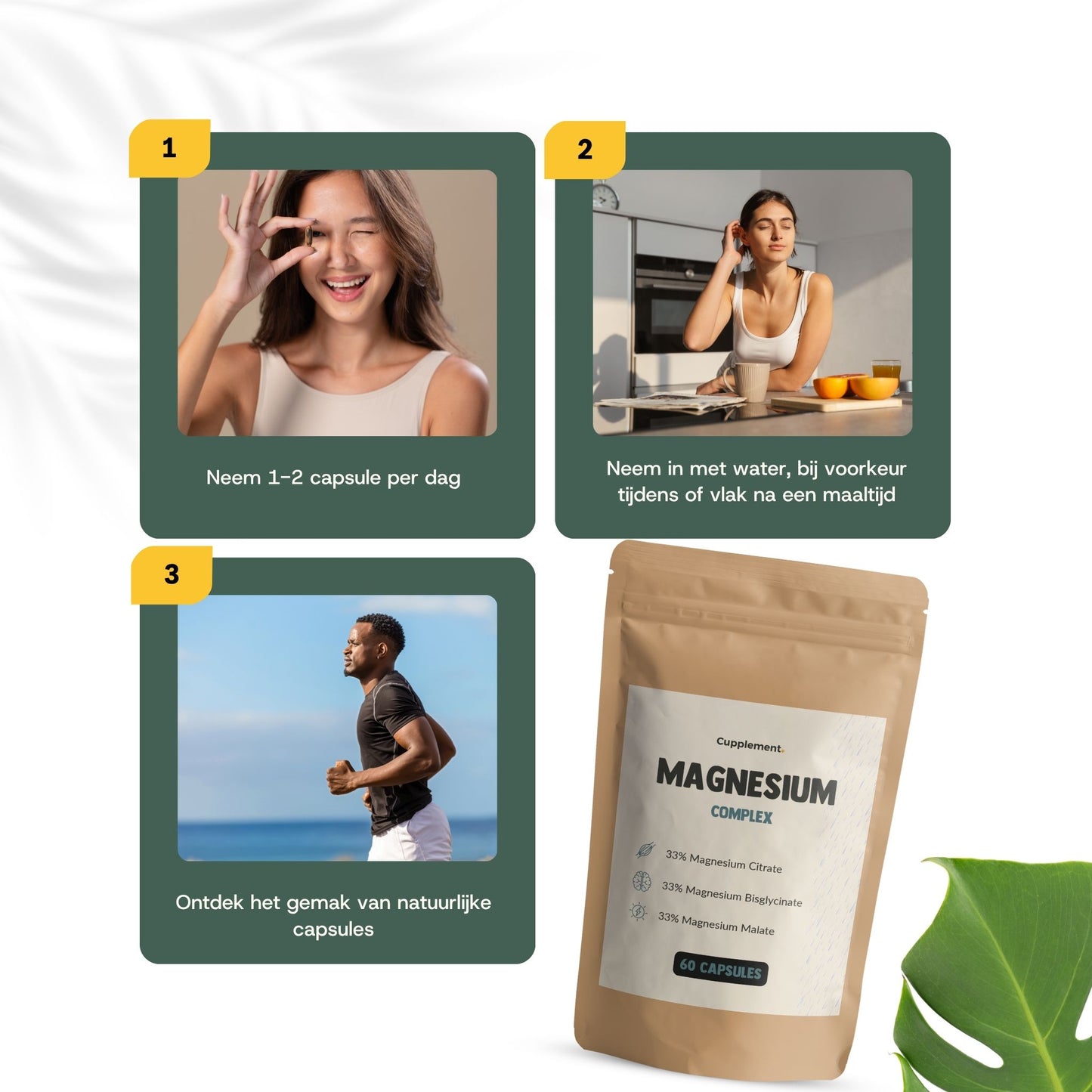 Magnesium capsules goyu superfood supplement