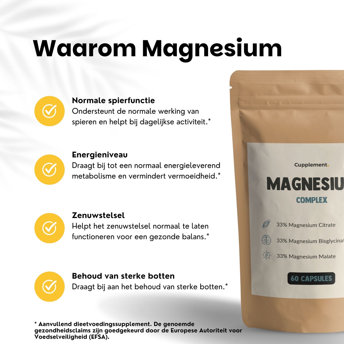 Magnesium capsules goyu superfood supplement