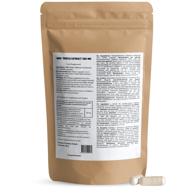 Mariadistel extract capsules goyu supplement superfood