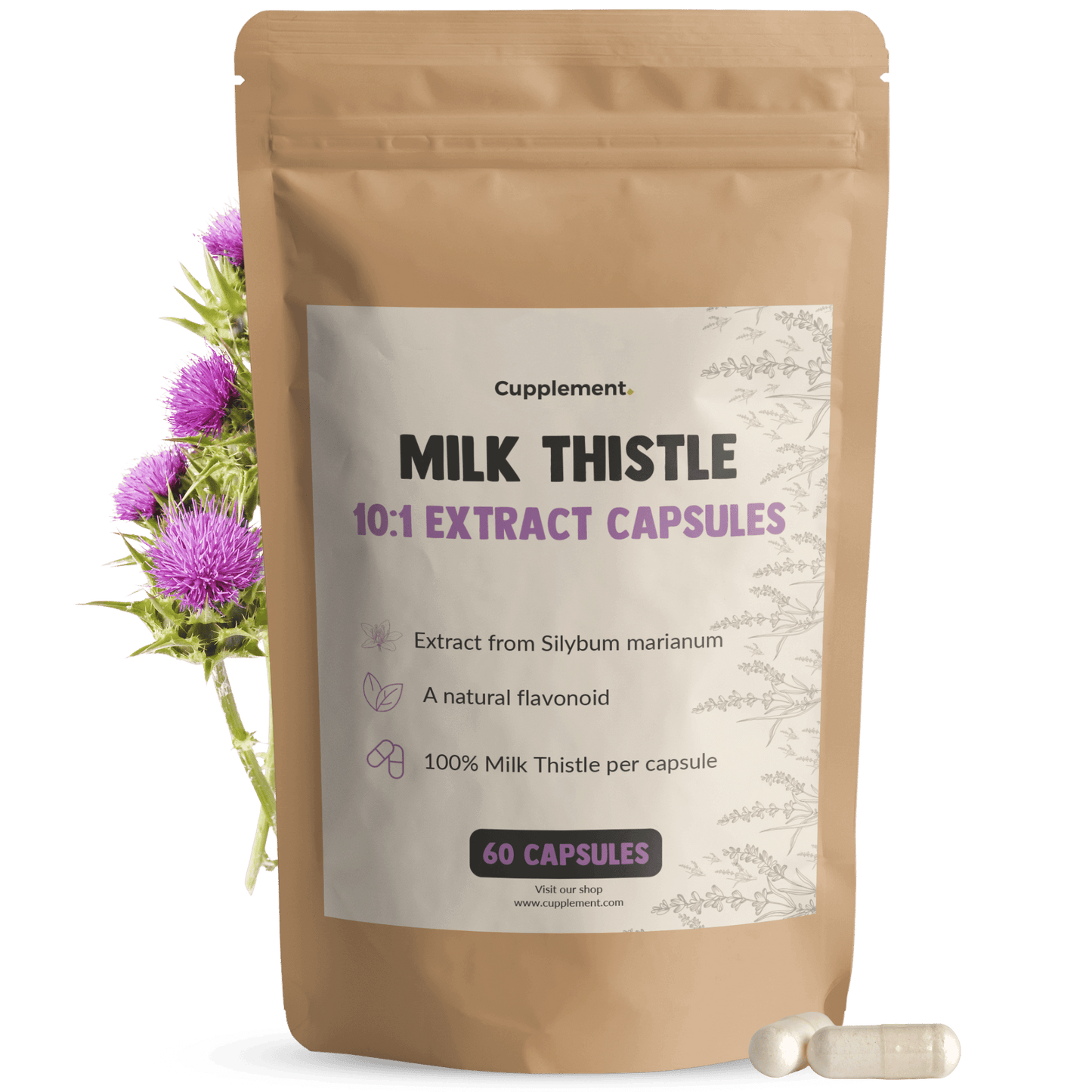 Mariadistel extract capsules goyu supplement superfood