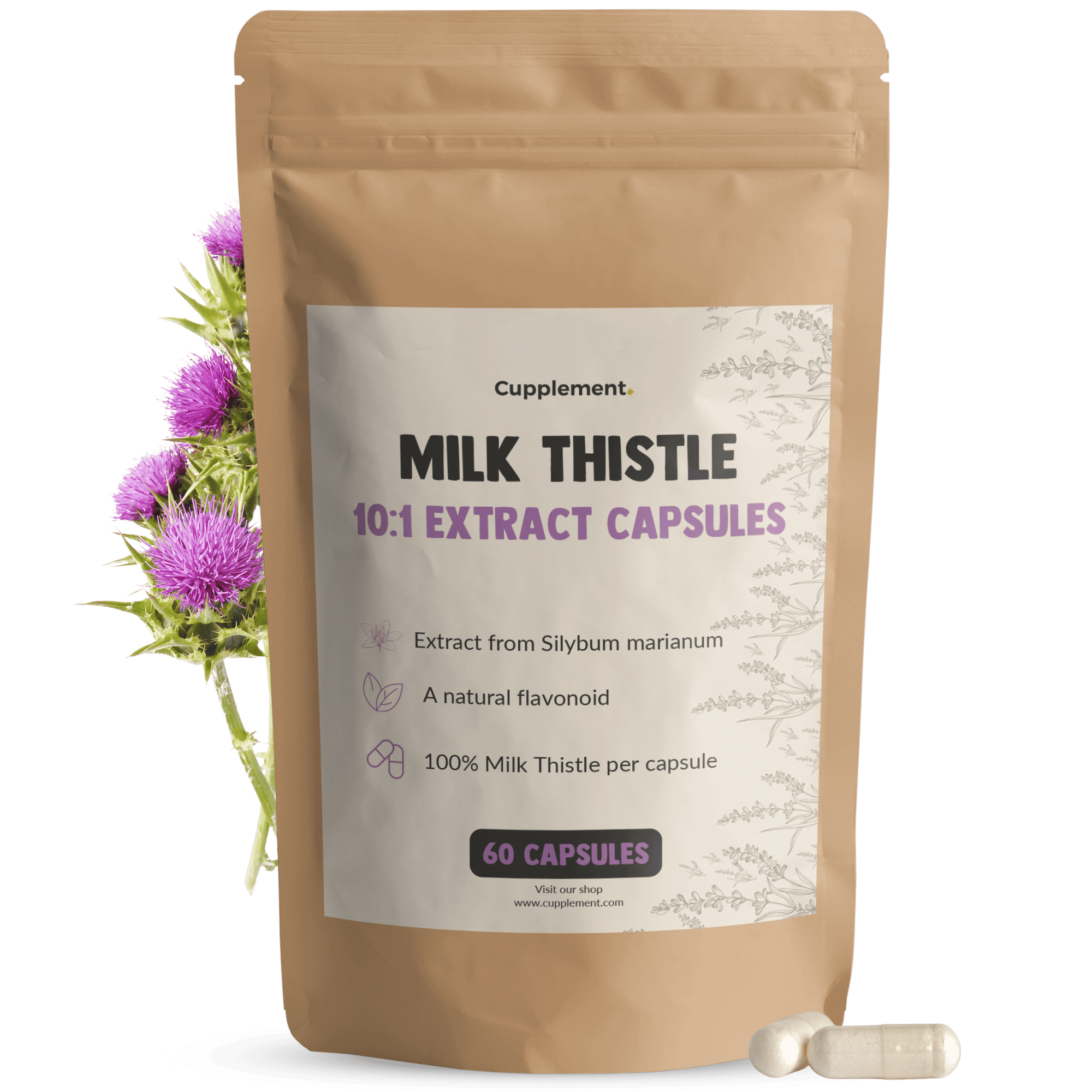 Mariadistel extract capsules goyu supplement superfood