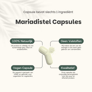Mariadistel extract capsules goyu supplement superfood