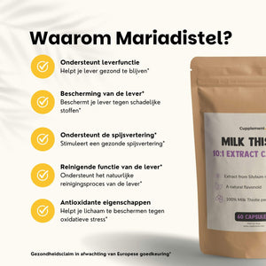 Mariadistel extract capsules goyu supplement superfood