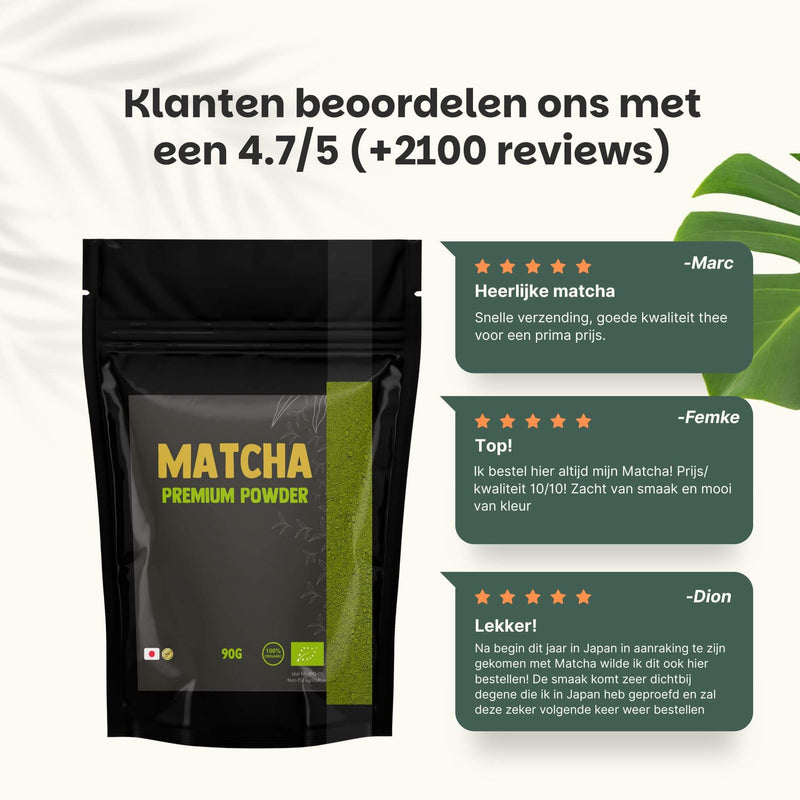 Matcha premium biologisch goyu supplement superfood