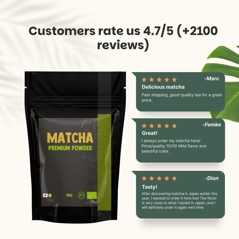 Matcha premium organic goyu supplement superfood