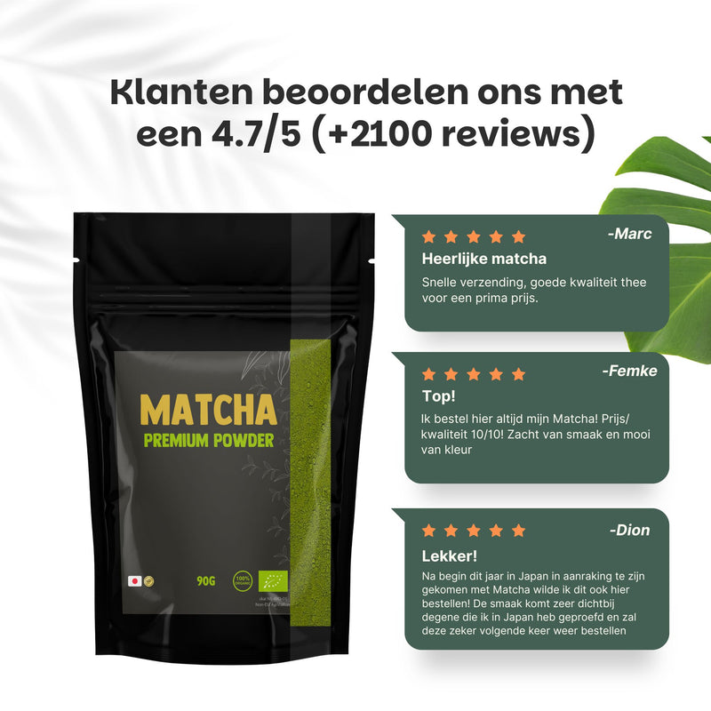 Matcha Thee Poeder Premium Biologisch