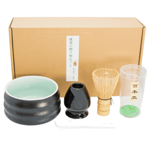 Matcha set zwart Goyu superfood supplement