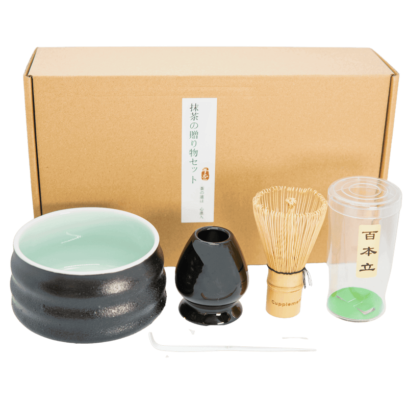 Matcha set zwart Goyu superfood supplement