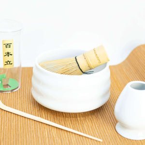 Matcha thee set wit goyu superfood supplement