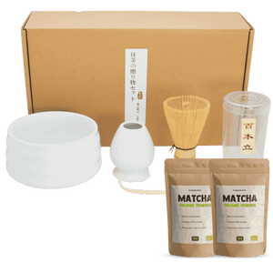 Matcha thee set wit goyu superfood supplement