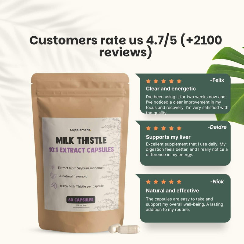 Milk thistle extract capsules goyu supplement superfood