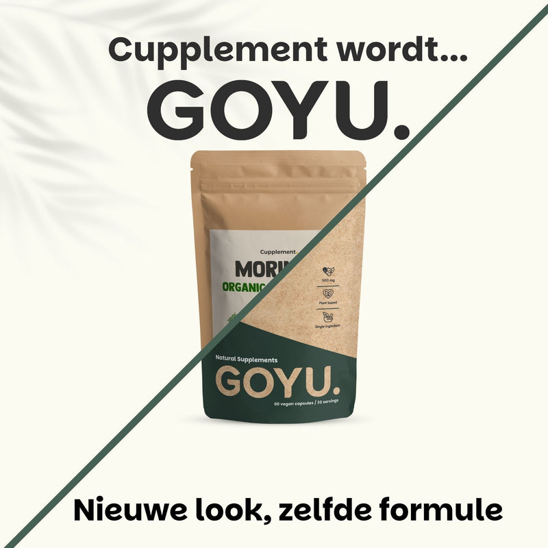 Biologische Moringa capsules goyu superfood supplement