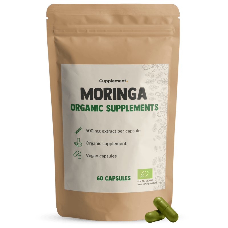 Moringa Capsules 500 mg Biologisch