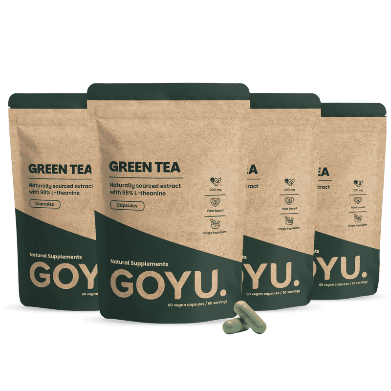 Grüner Tee Extrakt Kapseln 500 mg (L-Theanin)