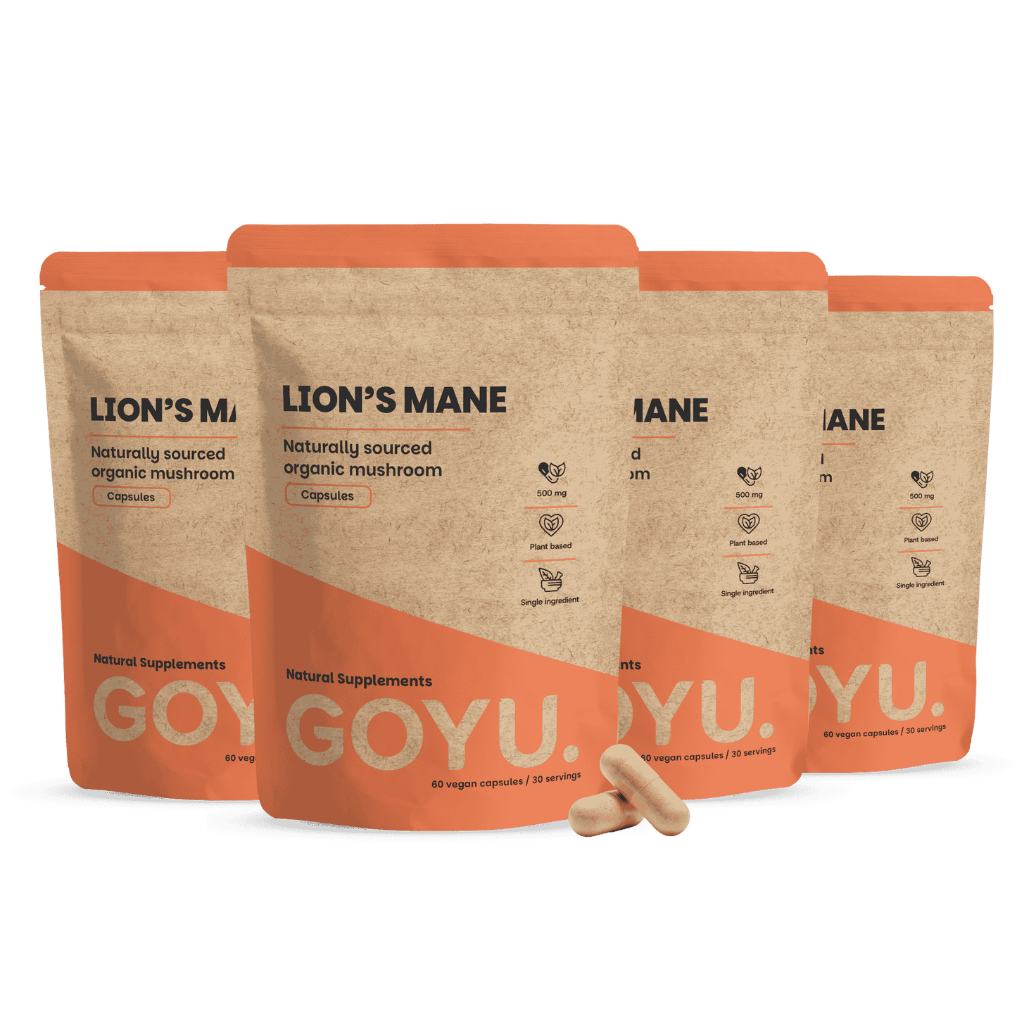 Lion's Mane (Löwenmähne) Kapseln 500 mg 