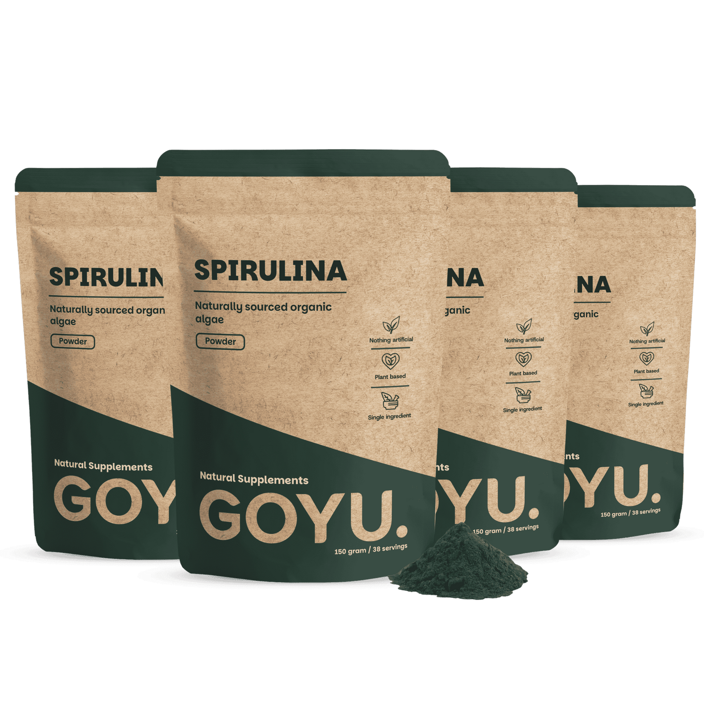 Spirulina poeder goyu supplement superfood