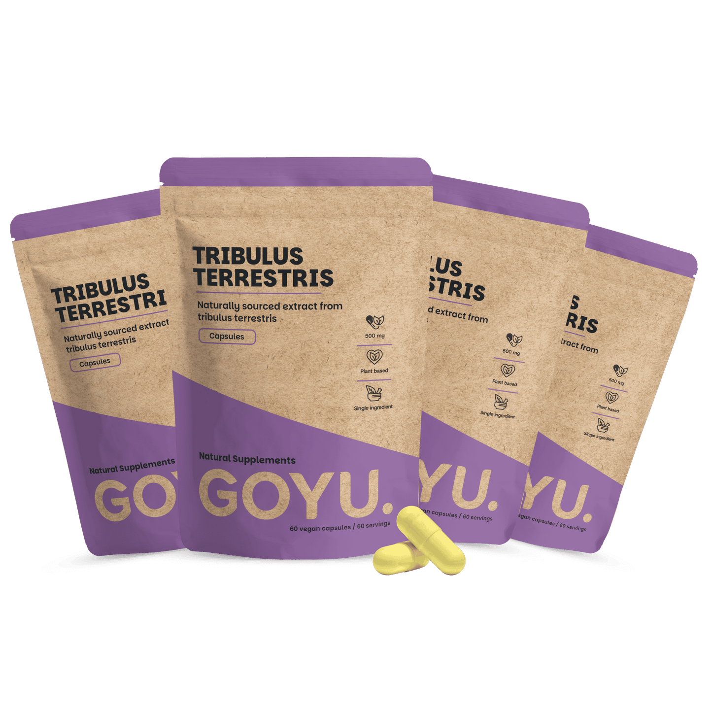 Tribulus Terrestris extract capsules goyu supplement superfood