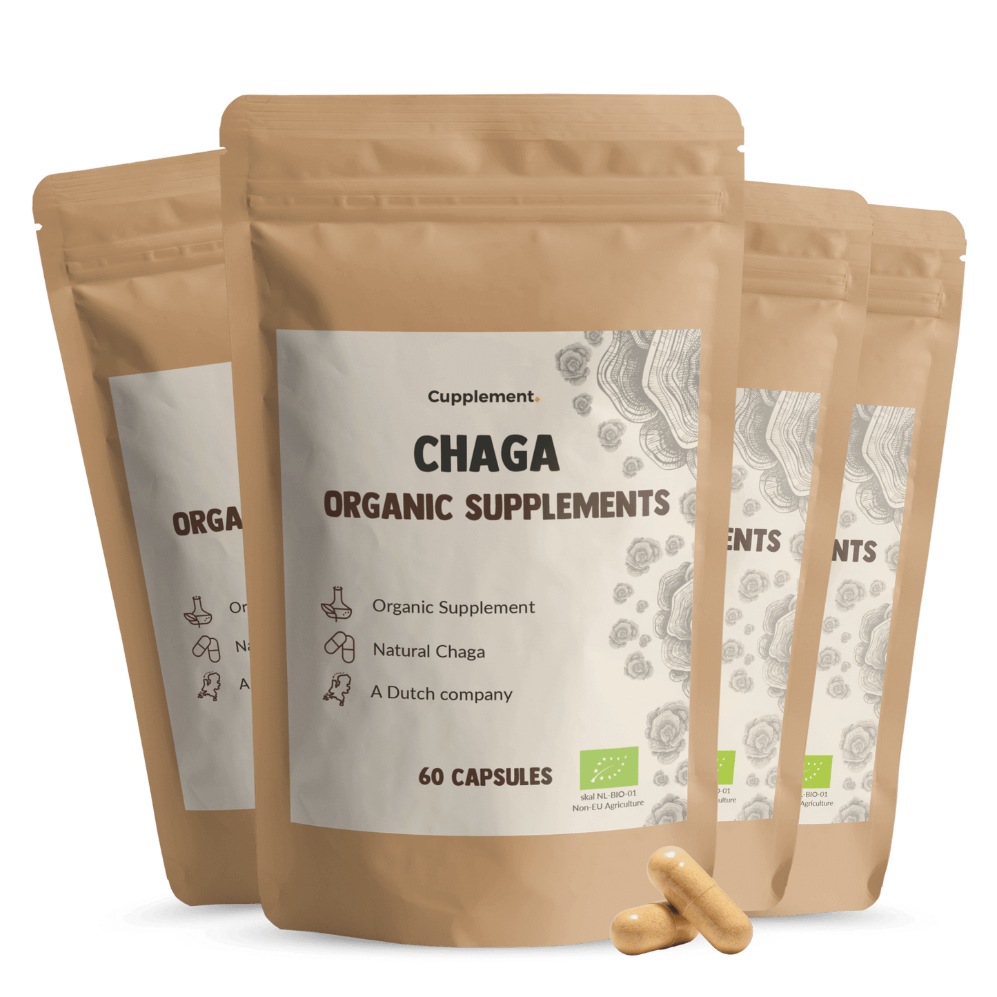 Chaga Kapseln 500 mg Biologisch