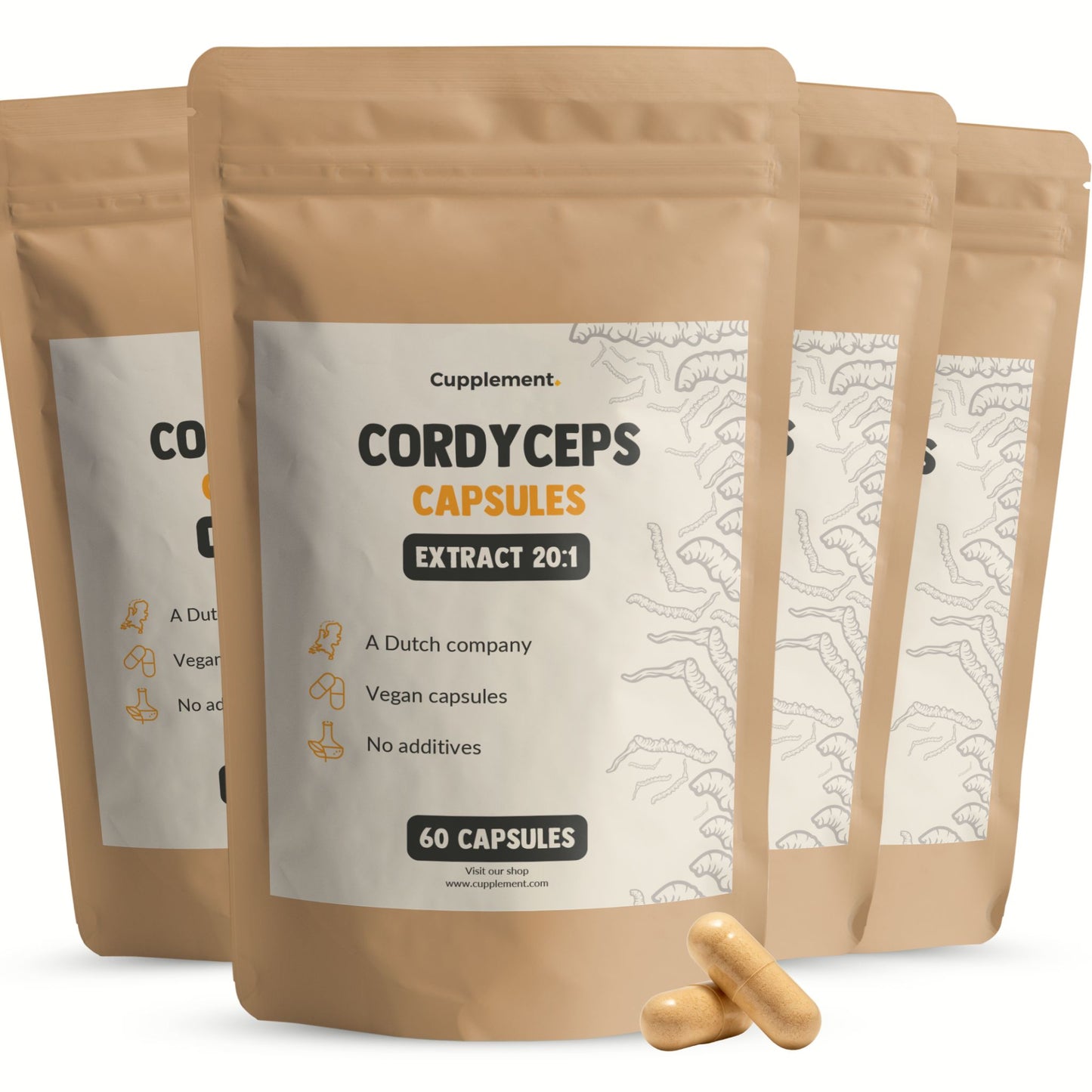 Cordyceps Extract Capsules Organic