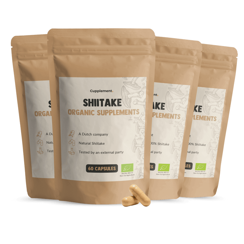 Shiitake Capsules 500 mg Biologisch