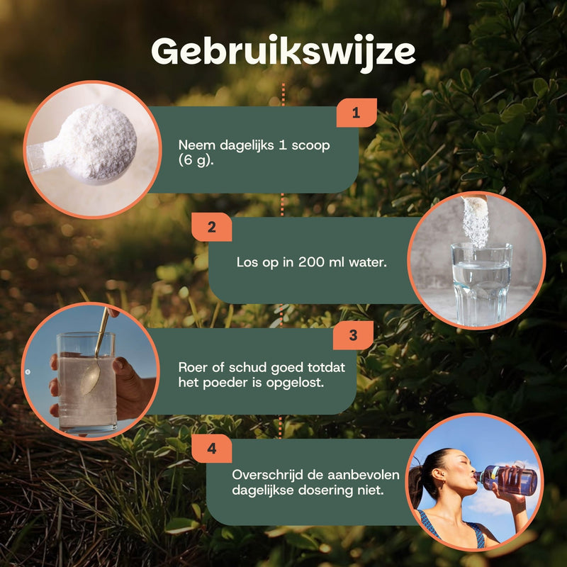 Elektrolyten poeder lime goyu superfood supplement