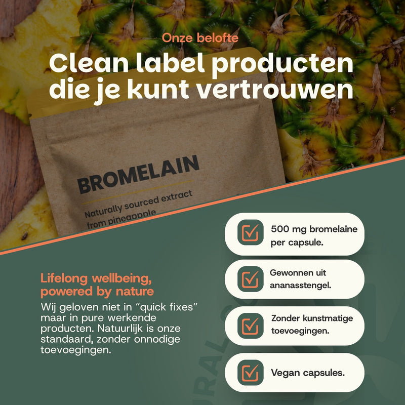 Bromelain capsules goyu supplement superfood