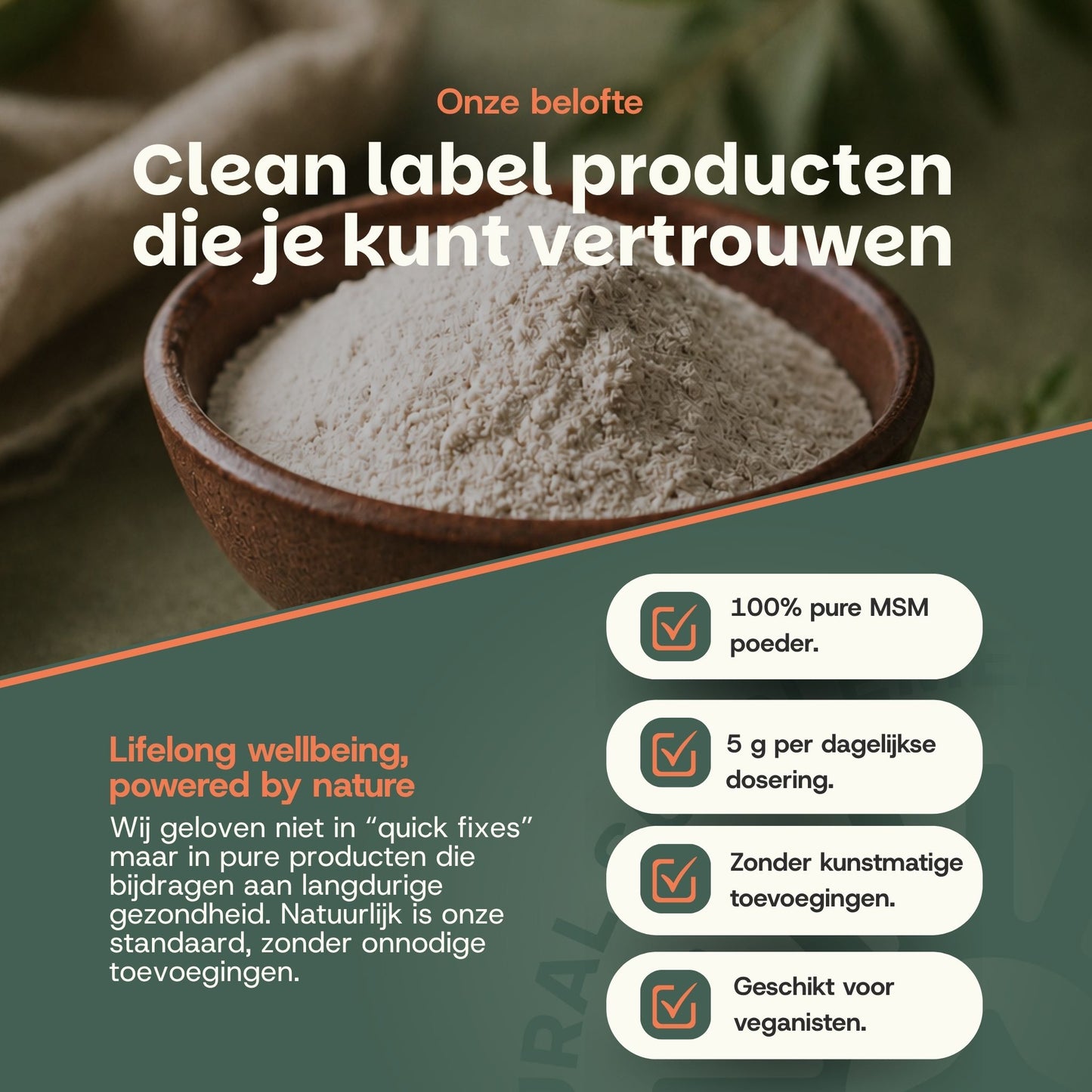 MSM poeder goyu superfood supplement