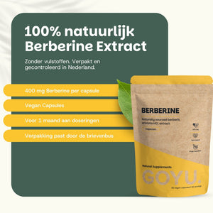 Berberine extract caspules goyu superfood supplement