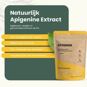Apigenine extract capsules goyu superfood supplement