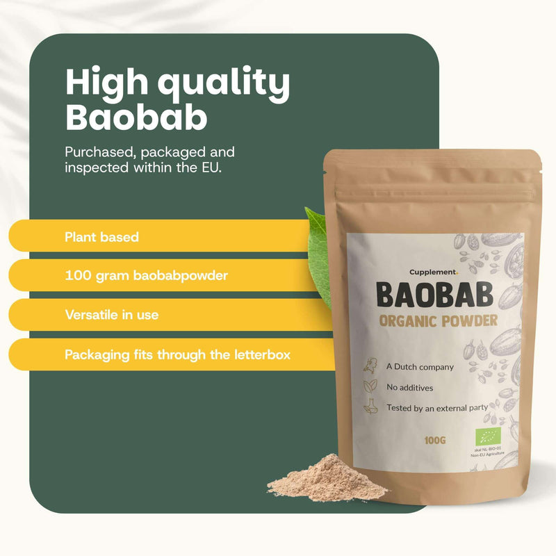 Organic Baobab powder goyu superfood supplement