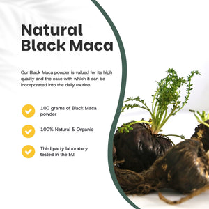 Organic Black Maca Powder Goyu Superfood Supplement