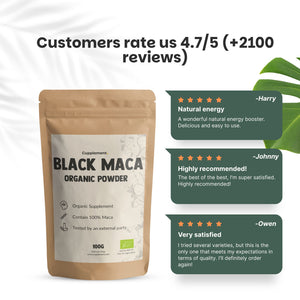 Organic Black Maca Powder Goyu Superfood Supplement