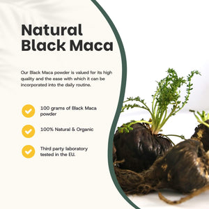 Organic Black Maca Powder Goyu Superfood Supplement